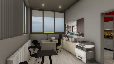Bürogestaltung bei Kaljinsky Raumausstattung. Effizientes und ästhetisches Design für eine inspirierende Arbeitsumgebung.