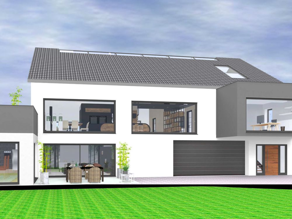 Projektbau von Bäuerlein Objektdesign – Scheunenumbau in Regensburg 