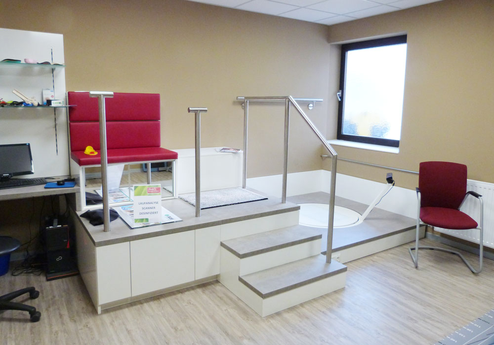 Beratungsecke für Fußgesundheit von Bäuerlein Objektdesign