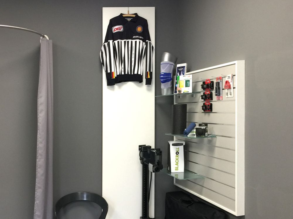 Raumkonzept für Seesle Fussgesund von Bäuerlein Objektdesign