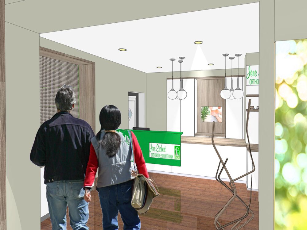 Empfangsbereich von Bäuerlein Objektdesign