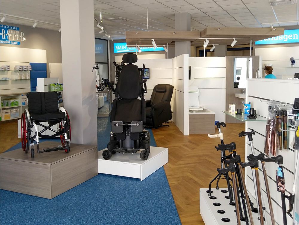 Sanitätshausbau von Bäuerlein Objektdesign