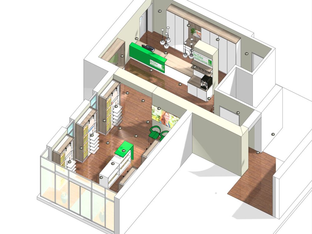 Bauplan der ästhetischen Gesamtkomposition von Bäuerlein Objektdesign