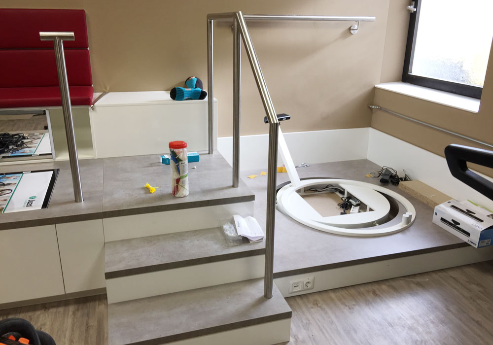 Innenraumausbau des Beratungsraumes