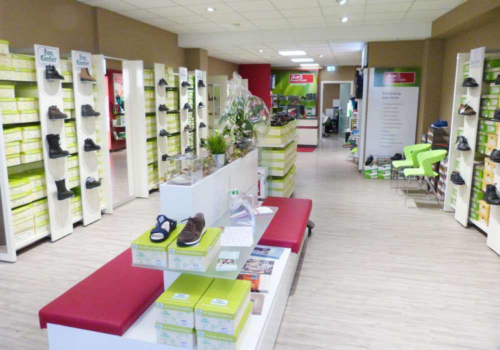 Foto Verkaufsraums mit unserem Innenraumdesign