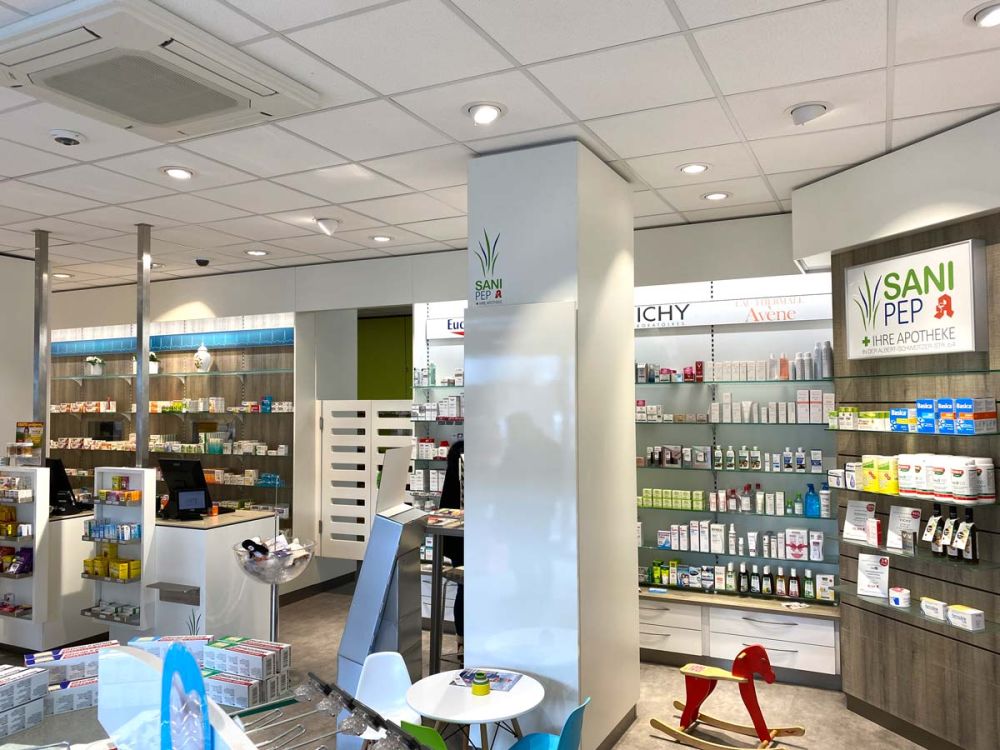 Bild des großzügigen Ladenraums von Bäuerlein Objektdesign